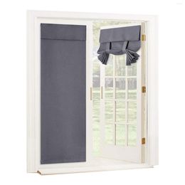 Curtain Patio French Bedroom Thick Soft Door Small Window Wrinkle Resistant Kitchen Home Decoration Bathroom Tie Up Darkening