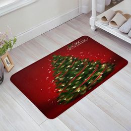 Carpets Christmas Tree Bells Stars Entrance Doormat Kitchen Mat Carpet Living Room Home Hallway Rugs Bathroom Door Mats