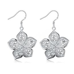 High Quality Jewellery 925 Sterling Silver Earring Fashion Retro Flowers Earrings for Women Luxury Gifts