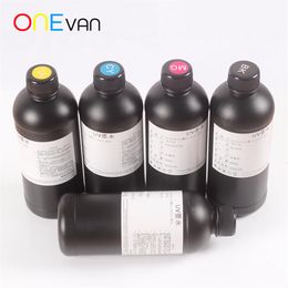 One bottle of soft ink 500ml print head UV printer for LED lights R1390 R1800 L800 L1800 UV printer A3 A4UV2810