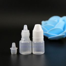 2ML 100pcs LOT LDPE Plastic Dropper Bottles With Tamper Proof Caps & Tips Safe Vapour e JUICE SQUEEZABLE239o