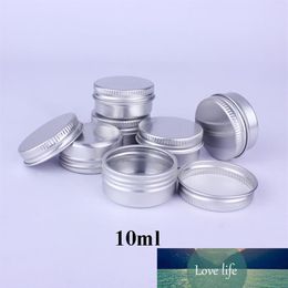 300pcs 10g 10ml Aluminum Tin Jar Metal Containers Lip Balm Container Empty Candle Jars Cream Pot Box185h