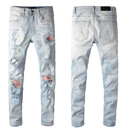 Mens Jeans Slim-leg Jeans FAMOUS VLD2 CASUAL BRAND DESIGNERS DESIGN WHITE SLIM FASHIONABLE JEANS DIESEL MOTORCYCLE TROUSERS PANTS 297K