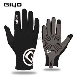 Cycling Gloves GIYO Touchcreen Cycling Gloves MTB Road Bike Bicyc Breathab Full Finger Silicone Gel For Gym Fitness Running Men Women HKD230720