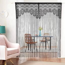 Curtain Tassel Window Divider Line Curtains Bedroom Bathroom Kitchen Door Partition Home Decoration High Quality