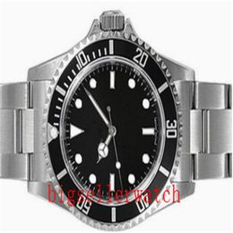 Top quality Luxury Dive Watches Mens Automatic 14060m Black No Date Watches Clasp Ceramic Bezel Chrono Date Stainless Steel watch174J