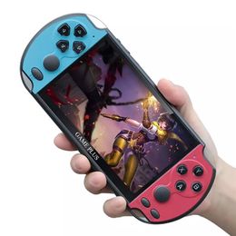 X7 Plus 5 1inch Game Console 8GB 8 16 32 64 128 Bits Double Rocker Handheld Game Player Retro Video Console Built in 200 Games264y