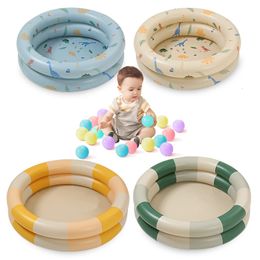 Baby Rail Inflatable Swimming Pool Fringe Dinosaur Thickened Ocean Ball Indoor Outdoor Backyard With Balls Gift For Kids 230719