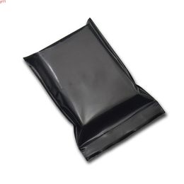 Mini Black Zip Lock Opaque Plastic Bag Reclosable Ziplock Packing Pouch Self Seal Package Bags Accessories Pack Bagshigh quatity242t