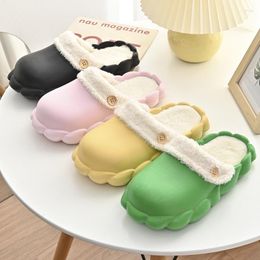 Slippers Autumn And Winter 2023 Home Cloud Men Women Detachable Slip On Cotton Outdoor Indoor Warm Plush Bedroom Shoes