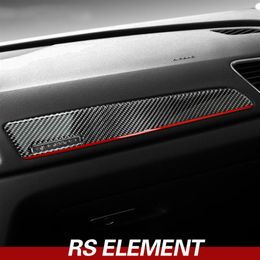 Car Interior Moulding Carbon Fibre Door Panel Trim Cover Copilot Dashboard Panel Auto Sticker Car Styling for Audi Q3 2013-2018254r