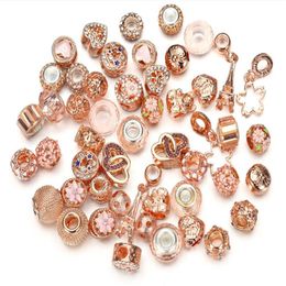 Online Alloy Pan Style Gold Colours Letter Printed Charms for DIY Bracelets 50pcs in one set Loose Beads Jewellery Accessorie276q