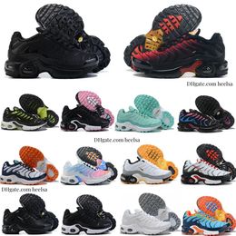enfants Plus Athletic tn Sneaker Kids Shoes Outdoor tns Kid Sports Running Children sport Boy Girls Trainers Toddler Black Siren Red White Sneakers Miami Vice Pink