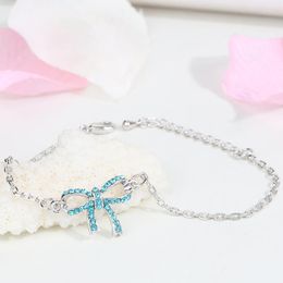 Link Bracelets BN-00114 Luxury Bowknot Bracelet Women Fashion 2023 Items With Braclet Jewlery Birthday Gift For Girlfriend