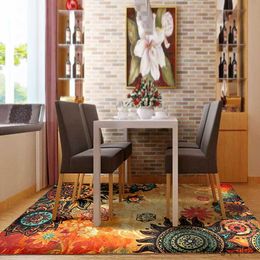 Carpets Bohemian Style carpet living room bedroom Rugs European style entry mats rectangular big size doormat SunFlower kitchen rugs R230720