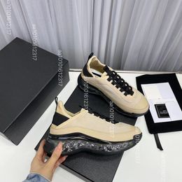 Designer Sneakers Calfskin Casual Shoes Men Women Tainers Reflective Sneaker Vintage Suede Sneaker Fashion Platform Shoe Leather Sneakers 35-45