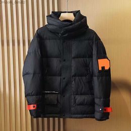 Men's Down Parkas Jackets Parkas Designer Luxury Classic Winter Down Men Women Down Fashion Hip Hop Cap Pattern Print Coats Outdoor Warm Casual Coat Z230720