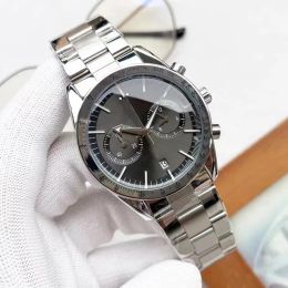 OME Designer Wristwatches New five needles Luxury Mens Watches High Quality Quartz Watch Top Brand wrist-watch Clock Stainless steel strap Fashion bracelet Gifts