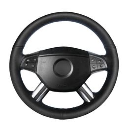 Hand-stitched PU Artificial Leather Steering Wheel Cover for Mercedes Benz W164 M-Class ML350 ML500 X164 GL-Class GL42991