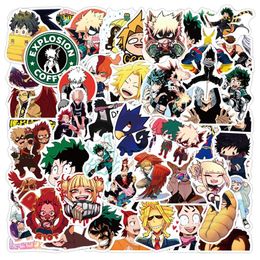 100pcs Car sticker Cartoon Anime Stickers My Hero Academia Graffiti Boku No Hero Academia Character Decal Laptop Car Kids Sticker3012