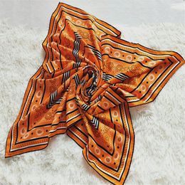 2021 Fashion scarves real silk scarf Keep warm high-grade scarfs style accessories simple Retro for womens 90 90cm2786