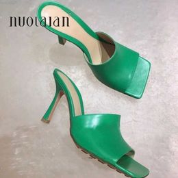 Sandals Women Shoes Sandals 2022 Summer Outside Slippers High Heels 9cm sexy High Heel Open Toe Stiletto Ladies Slides Party shoes L230720