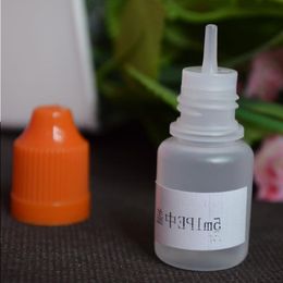 Colorful ChildProof Cap 3000pcs 5ml Empty E Liquid Plastic Dropper Bottles 5 ml with Needle Tips For E liquid Proje