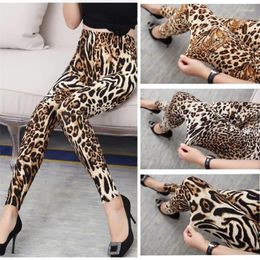 Women's Leggings Push Up Jogging Trousers Sportswear Leopard Printed Sexy Pants High Waist Leggins Activewear Fitness Gym Clothing