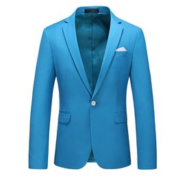 Men's Suits Blazers 15 Colour Classic Formal Suit Jackets Men Single Button Slim Fit Business Office Casual Blazer M6XL 230720