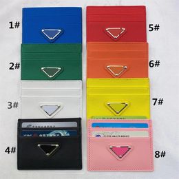 Inverted triangle style Fashion embossed coin purse card bag trendy bank card bag personality bus card holder297J