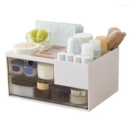 Storage Boxes Makeup Brushes Holder Waterproof Desktop Box Art Supplies Cosmetic Portable Organiser
