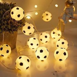 Strings String Light Creative Shape Soft Lighting Decorative Holiday Party Football Lamp Hanging Decoration Supplies