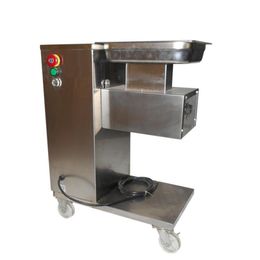 Food processing 220V 50HZ 500kg h QE Restaurant Electric Commercial Meat Cutting Equipment Floor Type For Fresh beef Pork Chicken209h