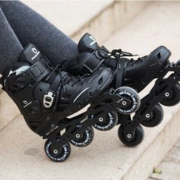 Inline Roller Skates 4 Wheels Quad Kick Roller Skates Shoes for Adult Kids Women's Skates Skating Shoes Inline Man Roller Skate Shoes Patins HKD230720