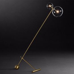 Modern Metal Floor Lamp Restaurant Bar Villa Home Living Room Reading Bedroom Beside Standing Light FA176241a