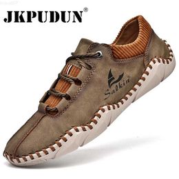 Dress Shoes Men Casual Shoes Leather Handmade Sneakers Designer Men Boat Shoes Non-slip Italian Moccasins Male Driving Shoes Plus Size 38-48 L230720