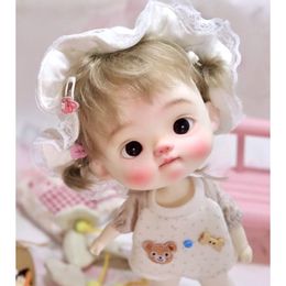Dolls Bjd baby doll 6 point big head nodding girl fish Qbaby cute angel body bb joint dolls bjd full set 230719
