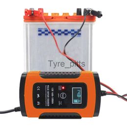 Other Batteries Chargers 12V 6A Pulse Repair Smart LCD Charger for Auto Car Motorcycle Lead Acid Battery for GEL AGM/Wet/EFB etc x0720