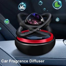 Car Air Freshener Stylish Washable Car Aromatherapy Multipurpose Wide Application Solar Rotating Planet Car Fragrance Diffuser Ornament x0720