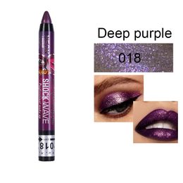 Eye ShadowLiner Combination 24 color eye shadow pearl glitter pencil durable waterproof eyeliner and lipstick makeup Maquillaje TSLM1 230719