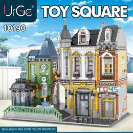In Stock UG-10190 Creator Series Toys Store Afol Square Building Blocks Urge Bricks Toys Gift For The Children X0503292n