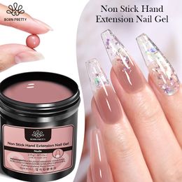 Nail Gel 225g Non Stick Hand Polish Soak Off UV LED Clear Color Quick Jelly Self Leveli 230801