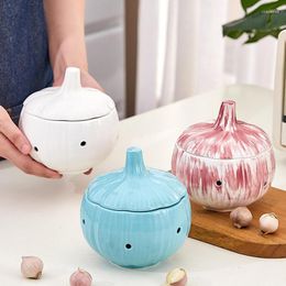 Storage Bottles Garlic Container Joie Kitchen Gadgets Pod Creative Shaped Food Case Fresh Box Refrigerator Home