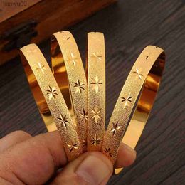 Bangrui Vintage 60mm Openable Gold Color Bracelet Bangle High Quality Jewelry For Dubai Africa Arab Women Jewelry Party Gift L230704