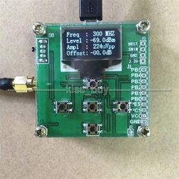 OLED display RF power Metre 1MHZ-8000MHZ can set RF power attenuation value digital Metre Sofware 10W 30DB Attenu213n