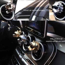 Car Air Freshener Bulldog Car Air Freshener Air Vent Diffuser Auto Decoration Factory Price Bulldog Car Perfume Fragrance Clip Auto Vent Scent x0720