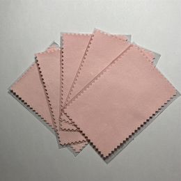 200Pcs Lot 10 7Cm Silver Polish Cloth Cleaner For Wiping Jewellery Tools Opp Bags Individual Packing Microfiber Suede Fabric3292