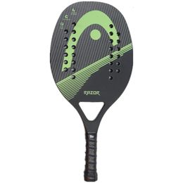 Tennis Rackets Carbon Fibre tennis racket professional LAquette Beach outdoor sports pad is lightweight and comes with a bag 230719