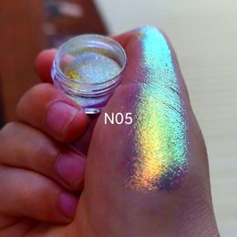 Nail Glitter 1g Pcs Aurora Unicorn Pigment Eyeshadow Face Body Makeup Shining Rainbow Multichrome Colour Shifting Chameleon 230719