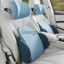 Seat Cushions New Car Lumbar Support Pillow Memory Foam Headrest Neck Pillow Artefact Seat Lumbar Support Cushion Auto Backrest Waist Pillow x0720